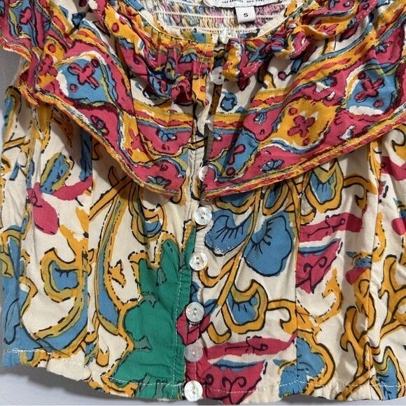 Rachel Zoe multicolor crop top. Size S - Picture 3 of 7